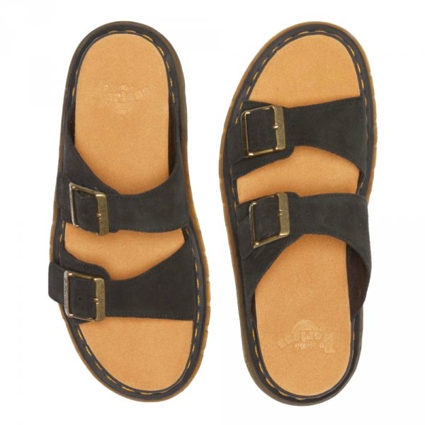 Sandały Dr. Martens JOSEF SLIDE Black EH Suede 41082001