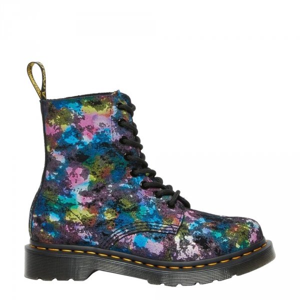 Buty Dr. Martens 1460 PASCAL RAINBOW SUEDE Black 27245001