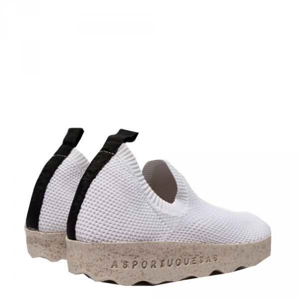 Buty Asportuguesas CLIP L White Recycled Knitt P018226011