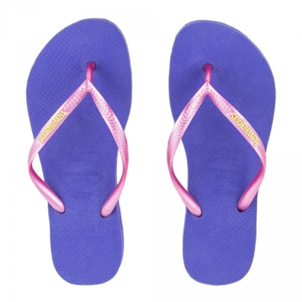 Klapki Havaianas SLIM LOGO Violet