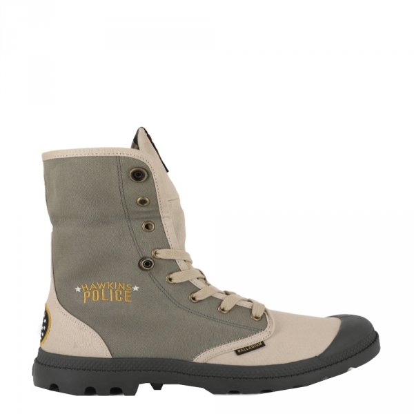 Buty męskie BAGGY HAWKINS POLICE zielony 04623-308