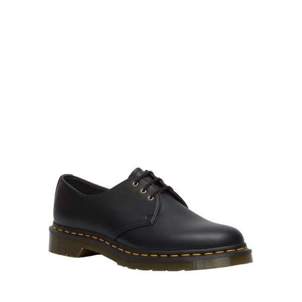 Półbuty Dr. Martens 1461 VEGAN Black Felix Rub Off 14046001