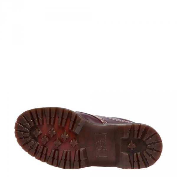 Półbuty Dr. Martens LOWELL Cherry Red Orleans 31817600