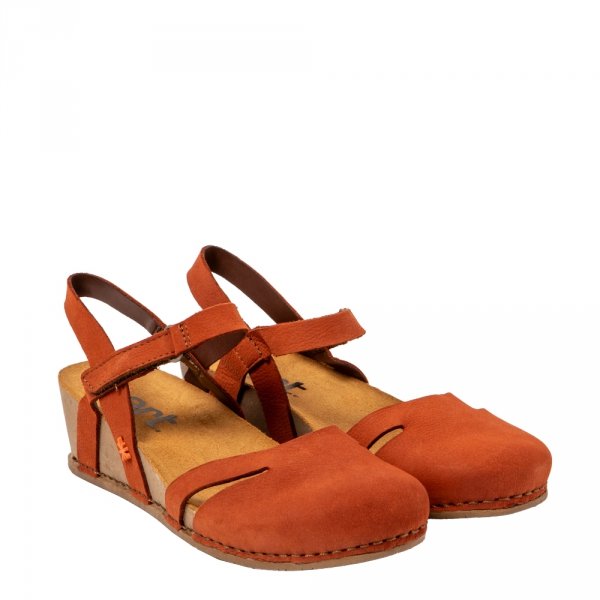 Sandały The Art Company 1931 I LIVE Nobuck Dark Orange