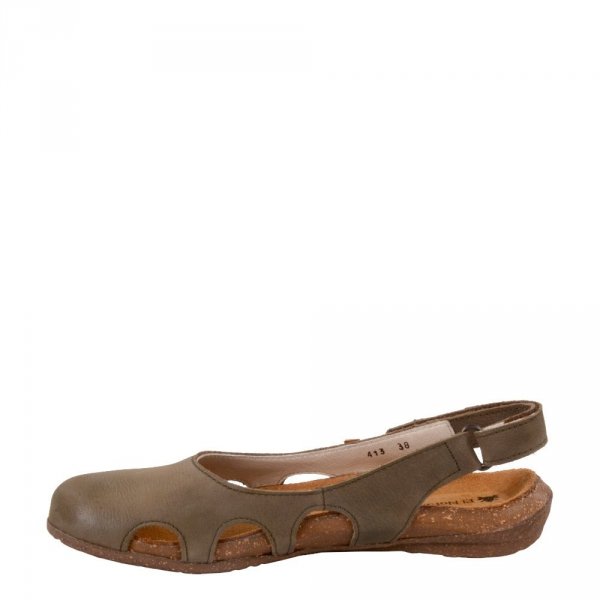 Sandały El Naturalista WAKATUA N413 Kaki Pleasant