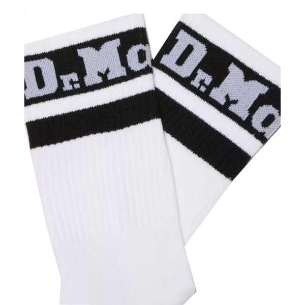 Skarpety Dr. Martens SOCKS  ATHLETIC LOGO Organic Cotton Blend White AC681104