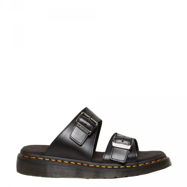 Sandały Dr. Martens Josef Slide Black Analine 31570001