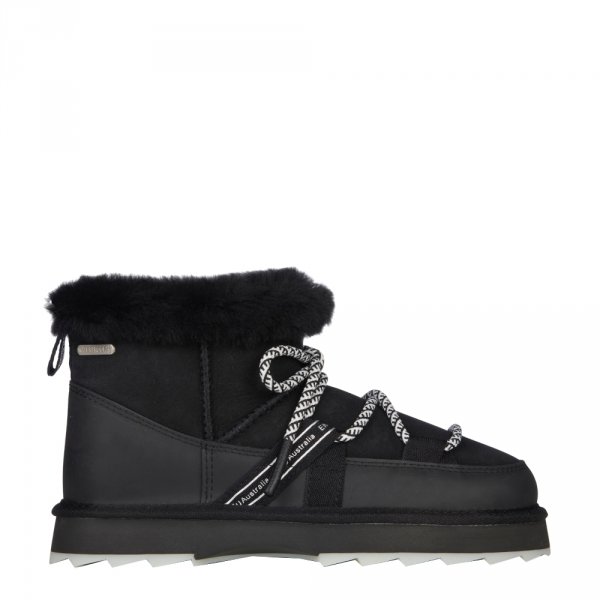 Buty Emu AUSTRALIA BLURRED MICRO Black W13129 WATER RESISTANT Ocieplane