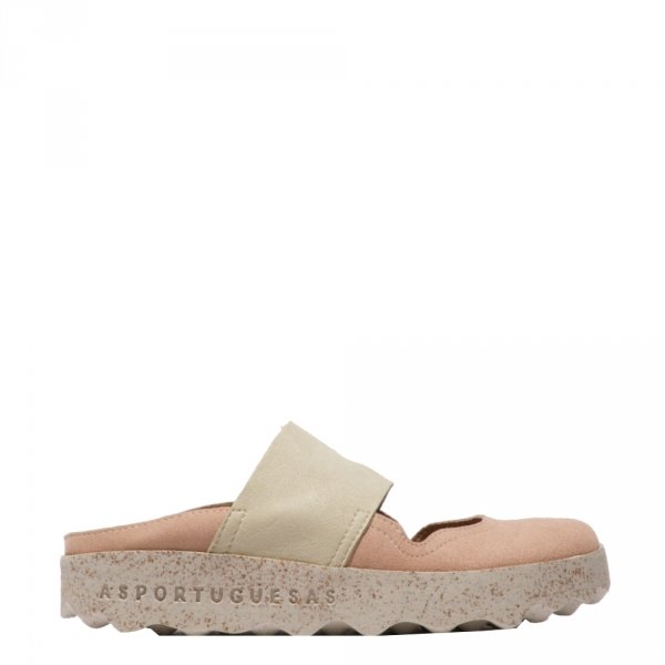 Kapcie Asportuguesas CANA L Classic Suede Quartz/Nude P018176012