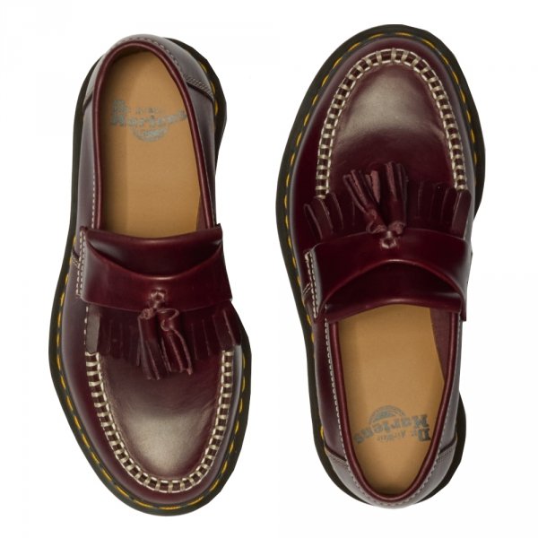 Półbuty Dr. Martens ADRIAN BEN TASSEL Cherry Red Orleans 42849600