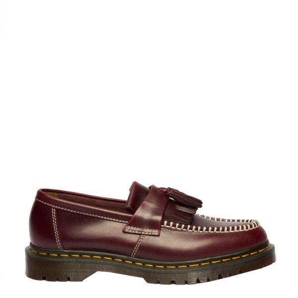 Półbuty Dr. Martens ADRIAN BEN TASSEL Cherry Red Orleans 42849600