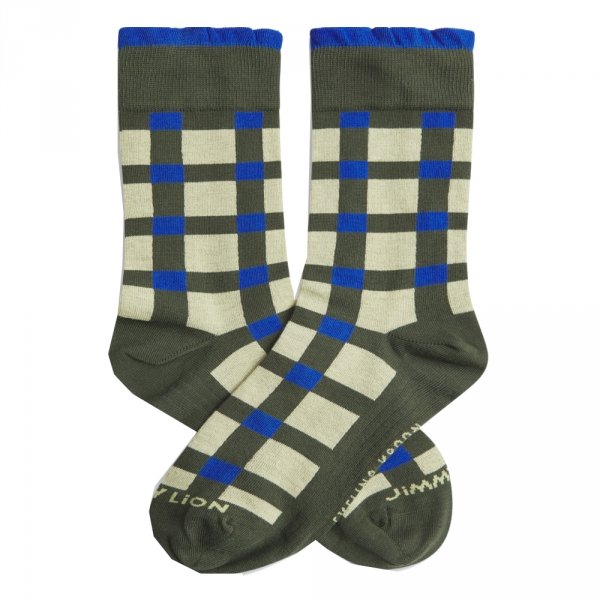 Skarpety Jimmy Lion EVELINA KROON Yellow Patern