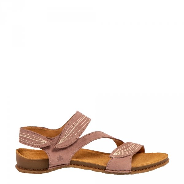 Sandały El Naturalista N5810 PANGLAO Nobuck Lavado Malva