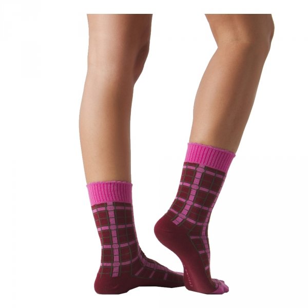 Skarpety Jimmy Lion EVELINA KROON Red Patern