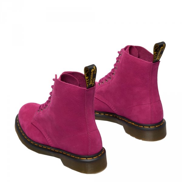 Buty Dr. Martens 1460 Pascal Fuchsia Pink Milled Nubuck RB 42596650