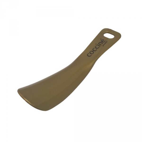 Łyżka do butów plastikowa krótka złoty 15 cm