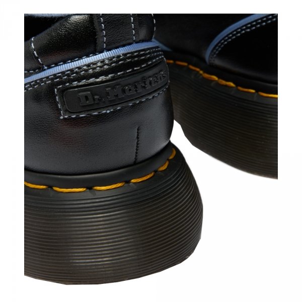 Półbuty Dr. Martens BUZZ BALLERINA LACE UP Black Milled Gloss 42842001
