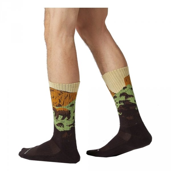 Skarpety Jimmy Lion BEAR ROCK Dark Brown