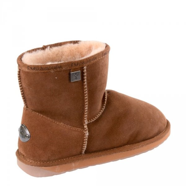 Buty Emu AUSTRALIA PLATINUM STINGER SLIM MINI Chestnut Chataigne WP20003 WATER RESISTANT Ocieplane