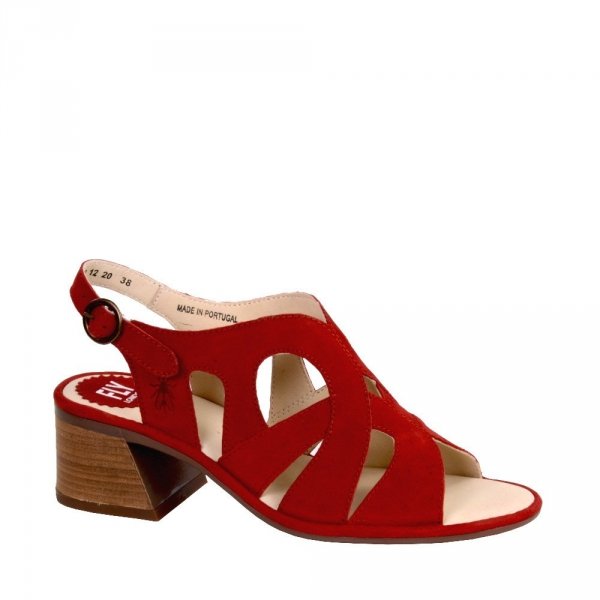 Sandały Fly London LARI 180 Lipstick Red Cupido P501180002