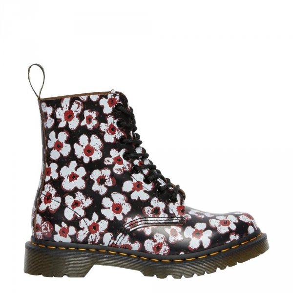 Buty Dr. Martens 1460 PASCAL FLORAL LEATHER Multi Vintage Smooth 26456002