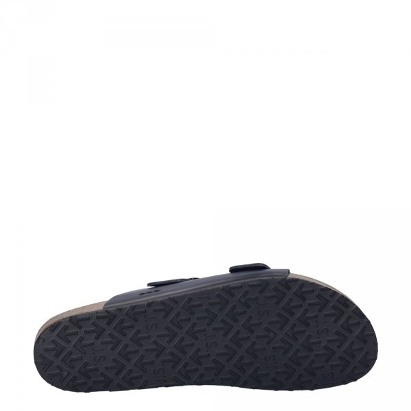 Sandały męskie Josef Seibel JOSEF 01 skórzane czarny 14301 354 100