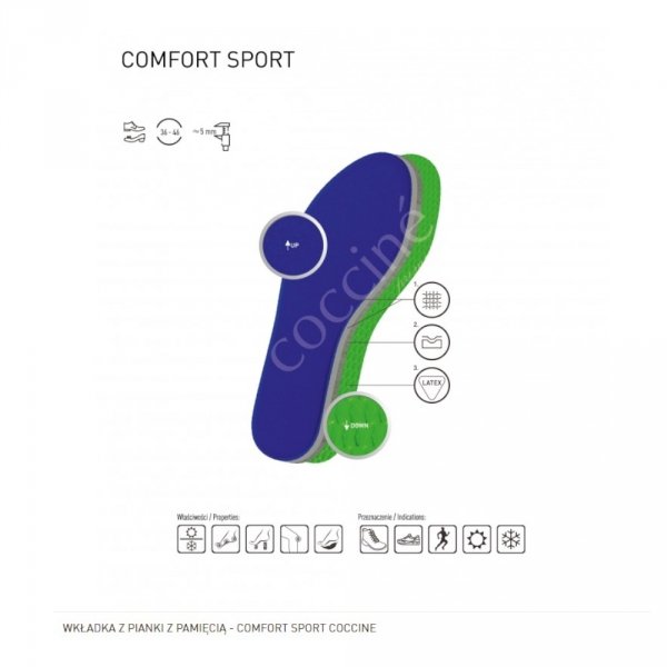 Wkładka Coccine COMFORT SPORT