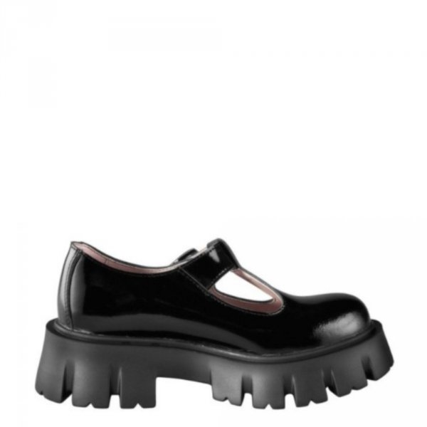 Półbuty Altercore JANE Black Patent VEGAN