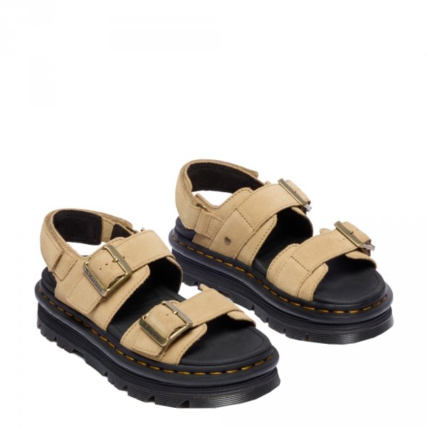Sandały Dr. Martens ZEBZAG SANDAL Savannah Tan EH Suede 42689200