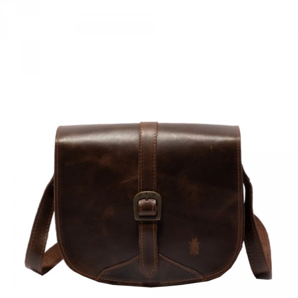 Torebka Fly London GLOU 751 Dk. Brown Rug P974751001