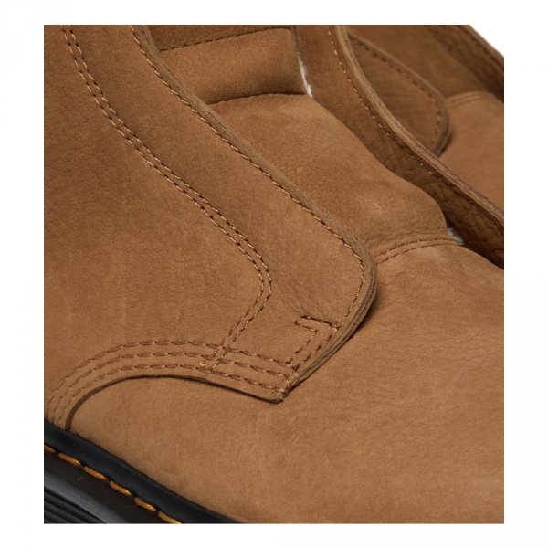 Buty Dr. Martens Zebzag Laceless WL Desert Brown Milled Nubuck WP 42019200