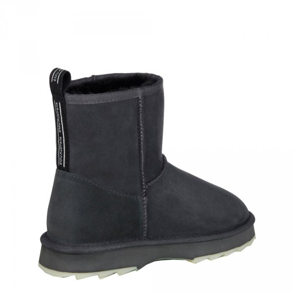 Buty Emu AUSTRALIA SHARKY Mini Dark Grey/Transparent  W12434 Ocieplane