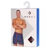 BOKSERKI MĘSKIE LUŹNE W KRATKĘ PLUS SIZE MBL850-012