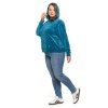 DAMSKA WELUROWA BLUZA Z KAPTUREM OBD3300-101