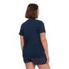 PIŻAMA DAMSKA Z SERDUSZKAMI PLUS SIZE PDD3500-016 S/S 2025