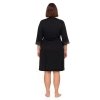 SZLAFROK DAMSKI Z KORONKĄ PLUS SIZE PDSZ4100-004 S/S 2025