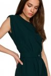 Stylove S259 Kombinezon z poduszkami na ramionach - zielony