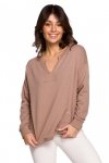 BeWear B225 Bluza z wycięciem w dekolcie - cappuccino