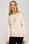 Moe M693 Bluza z haftem - piaskowa