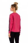 Moe M727 Bluza z lampasami - koralowa