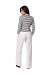 BeWear B251 Bluza w paski z ozdobnymi guzikami - model 1