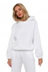 Moe M759 Bluza z kapturem - ecru