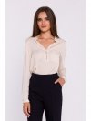 Stylove S375 Bluzka z długimi rękawami - beżowa