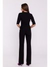 Stylove S377 Kombinezon z baskinką - czarny