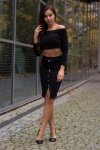 Merribel Asant Black 1110 spódnica i bluza