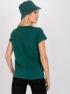 T-shirt-RV-TS-4832.35P-ciemny zielony rozmiar - XS