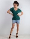T-shirt-RV-TS-4832.35P-ciemny zielony rozmiar - XS
