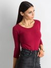 Bluzka-RV-BZ-4690.28-bordowy rozmiar - XL