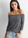Bluzka-RV-BZ-4692.99-ciemny szary rozmiar - XS