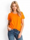 T-shirt-RV-TS-4838.47P-pomarańczowy rozmiar - XS